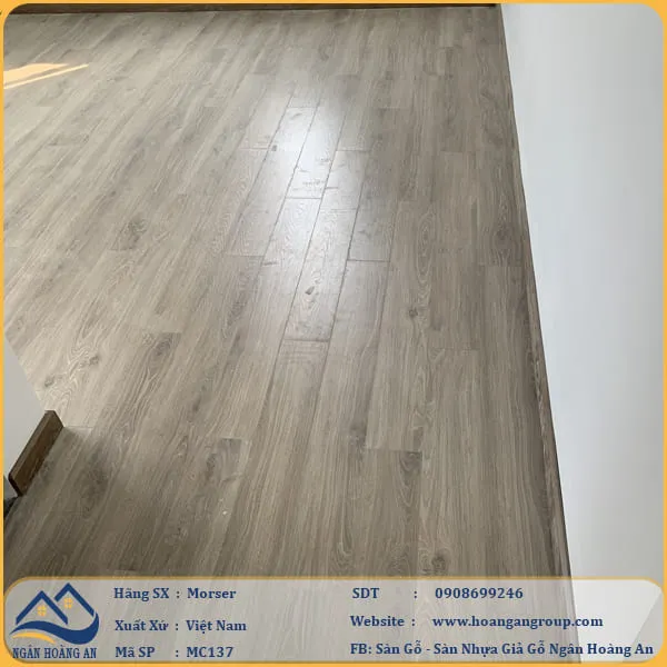 Thi Công Lót Sàn Gỗ Công Nghiệp Morser MC137 Tại Biên Hòa Đồng Nai