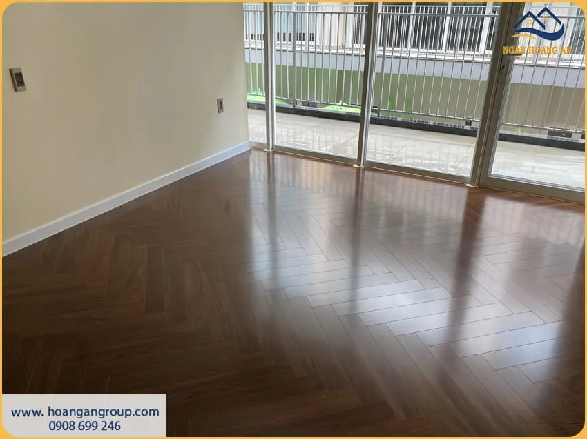 Lót Sàn Gỗ Xương Cá Cho Căn Hộ Chung Cư Đẹp
