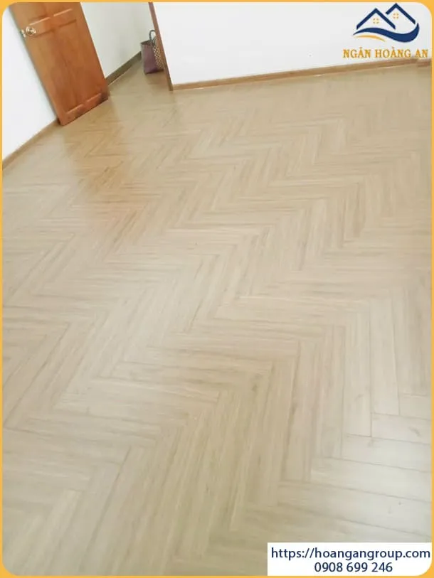 Lót Sàn Gỗ Xương Cá Cho Căn Hộ Chung Cư Đẹp