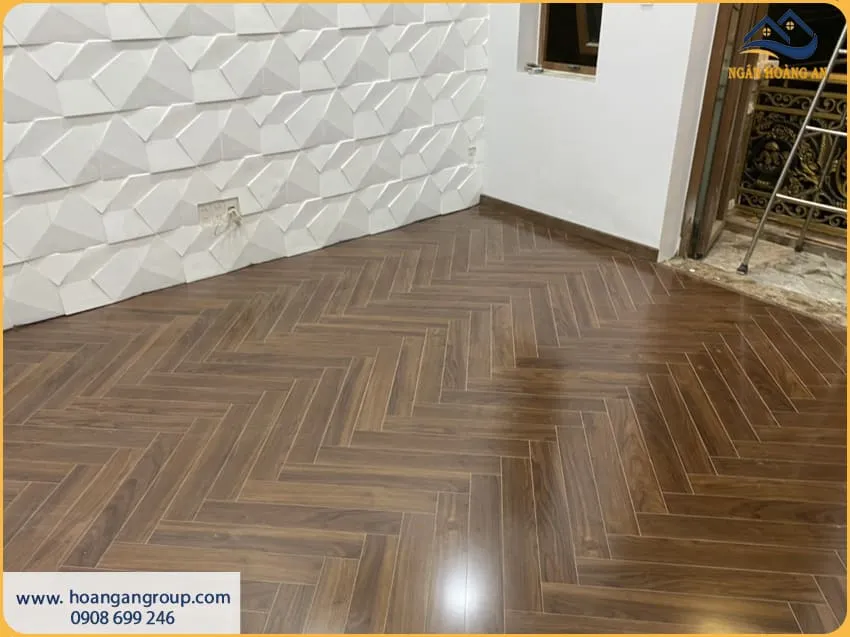 Lót Sàn Gỗ Xương Cá Đẹp Chất Lượng Cho Phòng Ngủ
