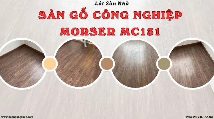 Lót Sàn Nhà Bằng Sàn Gỗ Công Nghiệp Morser MC131 Tại Quận 11 TPHCM