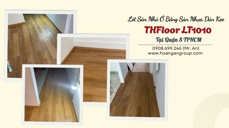 Lót Sàn Nhà Ở Bằng Sàn Nhựa Dán Keo THFloor LT1010