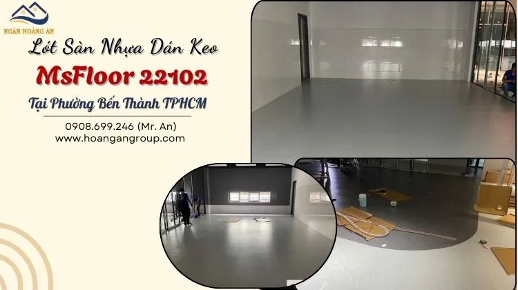 Lót Sàn Nhựa Dán Keo MsFloor 22102 Tại Phường Bến Thành