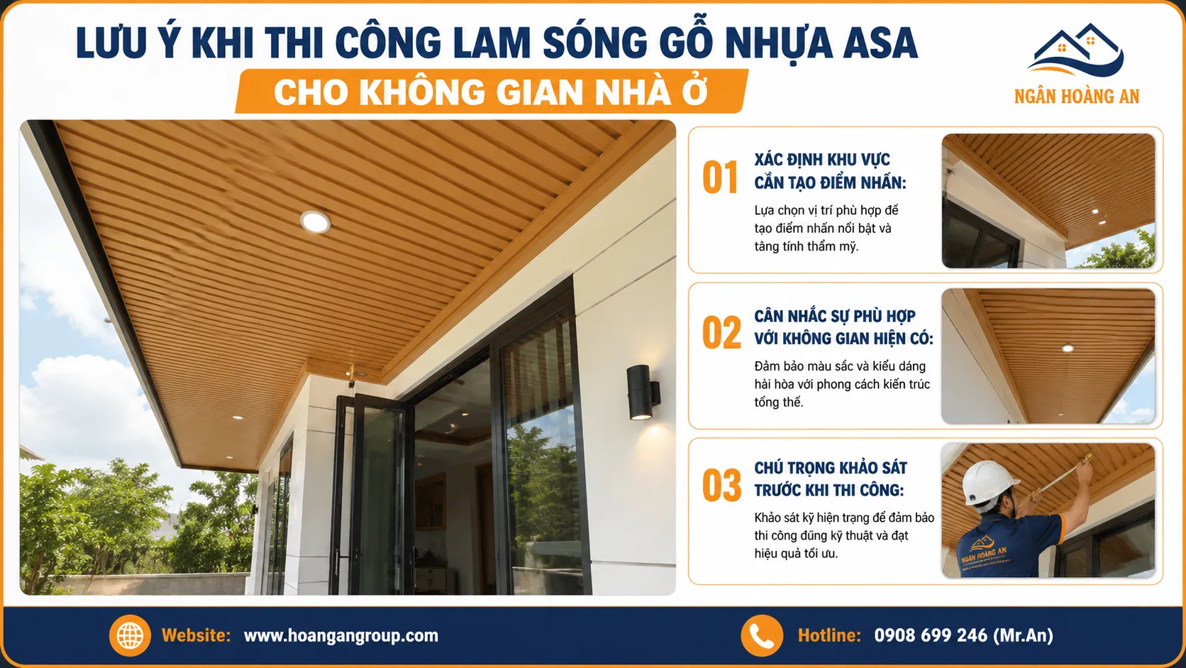 Lưu Ý Khi Thi Công Lam Sóng Gỗ Nhựa ASA Cho Không Gian Nhà Ở