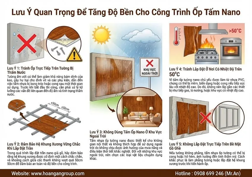Lưu Ý Quan Trọng Để Tăng Độ Bền Cho Công Trình Ốp Tấm Nano Lưu Ý Quan Trọng Để Tăng Độ Bền Cho Công Trình Ốp Tấm Nano