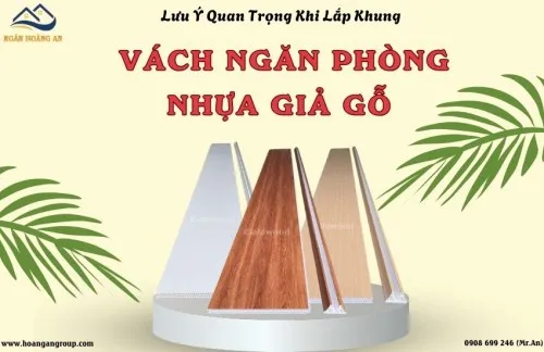Lưu Ý Quan Trọng Khi Lắp Khung Vách Ngăn Phòng Nhựa Giả Gỗ