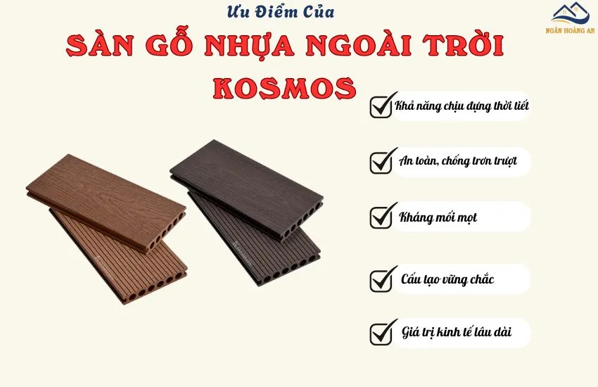 Lý Do Nên Chọn Sàn Gỗ Nhựa Ngoài Trời Kosmos