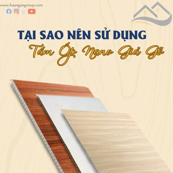 Tại Sao Nên Sử Dụng Tấm Ốp Tường Nano Giả Gỗ, Giả Bê Tông Cho Không Gian Nội Thất?