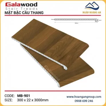 Mặt Bậc Cầu Thang Nhựa Giả Gỗ Galawood MB-901