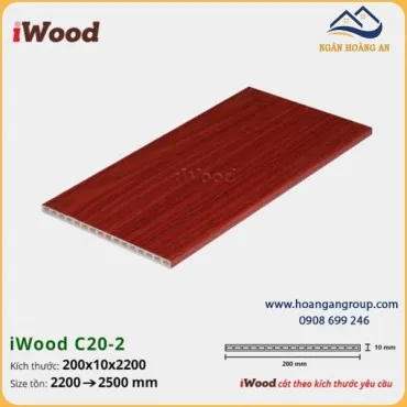 Mặt Đứng Cầu Thang Nhựa Giả Gỗ iWood C20-2