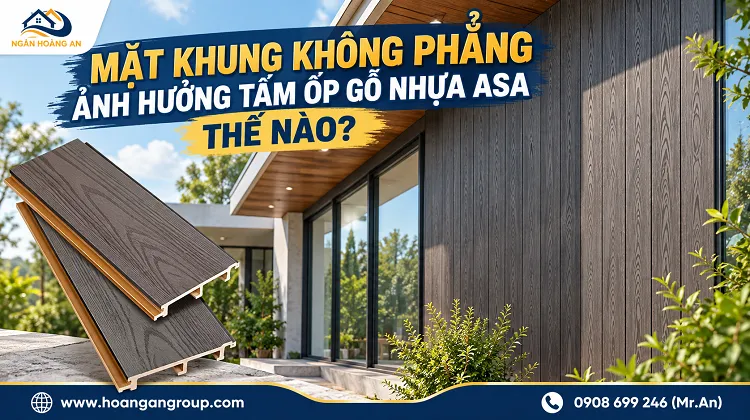 Mặt Khung Không Phẳng Ảnh Hưởng Tấm Ốp Gỗ Nhựa ASA Thế Nào?
