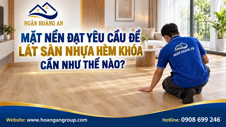 Mặt Nền Đạt Yêu Cầu Để Lát Sàn Nhựa Hèm Khóa Cần Như Thế Nào?