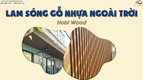 Mẫu Lam Sóng Ốp Tường Ốp Trần Ngoài Trời Hobi Wood Tại TPHCM