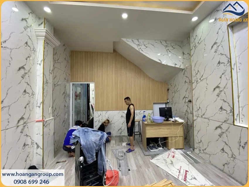 Mẫu Ốp Tường PVC Giả Đá Mang Phong Cách Hiện Đại
