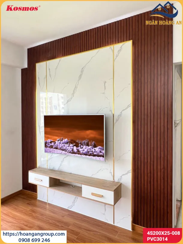 Mẫu Ốp Tường Nhựa Giả Gỗ Giả Đá Đẹp Nhất Tại Bình Thạnh TPHCM