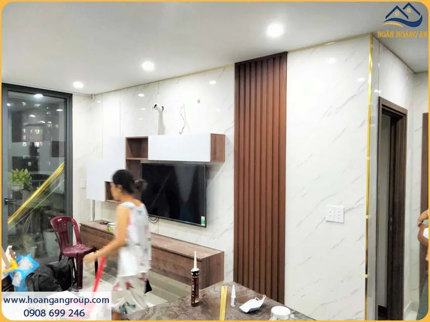 Công Trình Ốp Tường PVC Giả Đá Được Yêu Thích