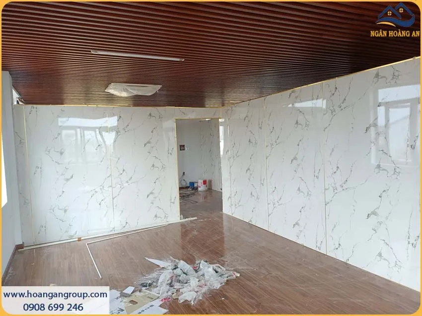 Hình Ảnh Ốp Tường PVC Giả Đá Cho Nhà Hiện Đại