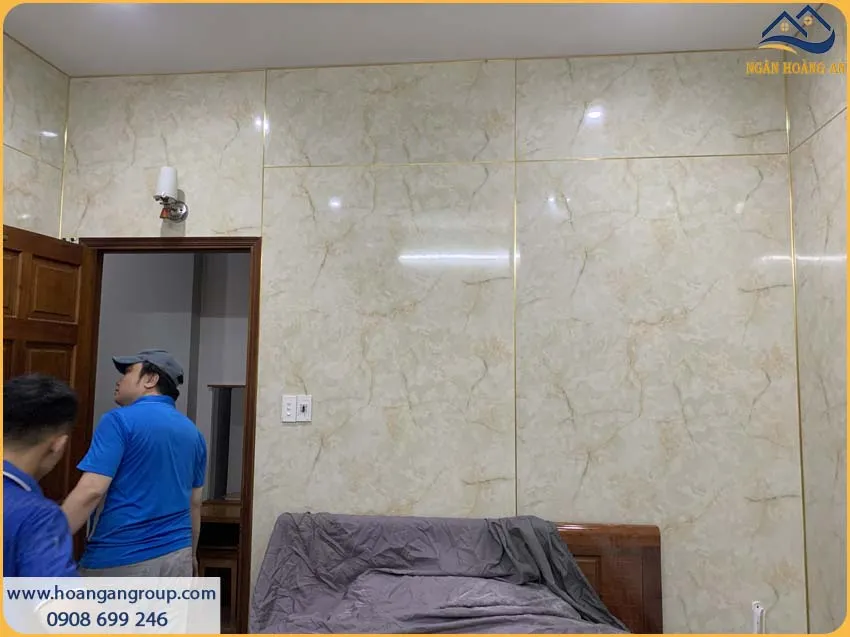 Tấm PVC Giả Đá Hoàn Thiện Không Gian Phòng Ngủ Tấm PVC Giả Đá Hoàn Thiện Không Gian Phòng Ngủ
