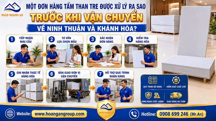 Một Đơn Hàng Tấm Than Tre Được Xử Lý Ra Sao Trước Khi Vận Chuyển Về Ninh Thuận Và Khánh Hòa? Một Đơn Hàng Tấm Than Tre Được Xử Lý Ra Sao Trước Khi Vận Chuyển Về Ninh Thuận Và Khánh Hòa?