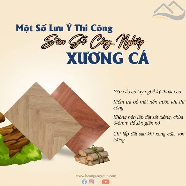 Một Số Lưu Ý Thi Công Sàn Gỗ Xương Cá Một Số Lưu Ý Thi Công Sàn Gỗ Xương Cá
