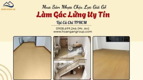 Mua Sàn Nhựa Chịu Lực Giả Gỗ Làm Gác Lửng Uy Tín Tại Củ Chi TPHCM