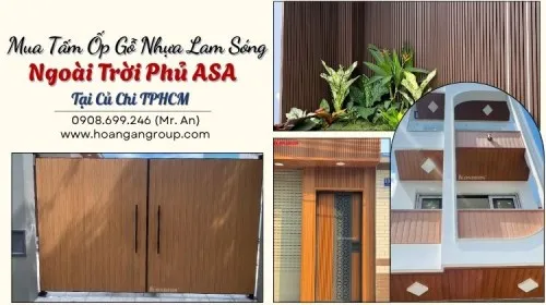 Mua Tấm Ốp Gỗ Nhựa Lam Sóng Ngoài Trời Phủ ASA Uy Tín Tại Củ Chi TPHCM