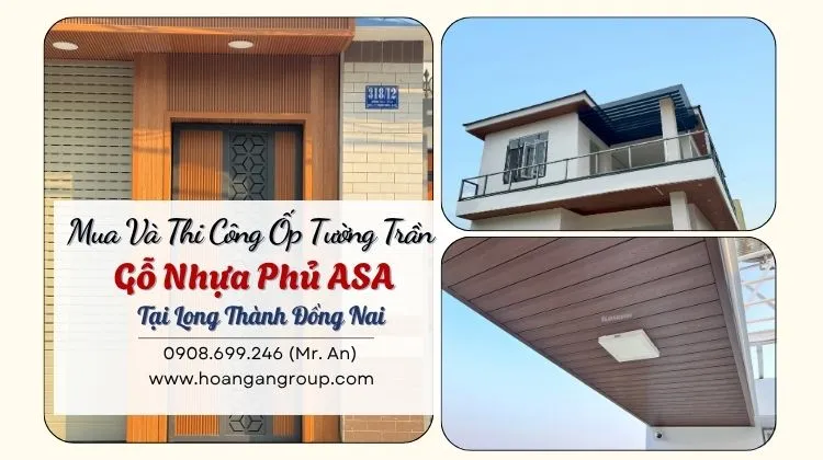 Mua Và Thi Công Ốp Tường Trần Gỗ Nhựa Phủ ASA 