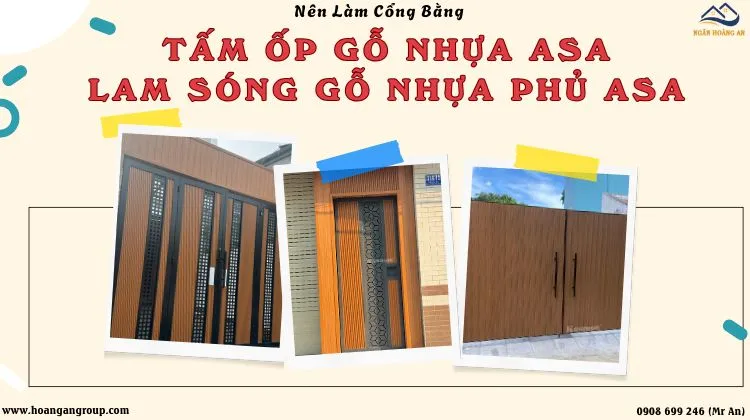 Nên Làm Cổng Bằng Tấm Ốp Gỗ Nhựa Hay Lam Sóng Gỗ Nhựa Phủ ASA? Nên Làm Cổng Bằng Tấm Ốp Gỗ Nhựa Hay Lam Sóng Gỗ Nhựa Phủ ASA?
