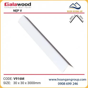 Nẹp Góc V30x30 Vân Giấy Galawood V916M
