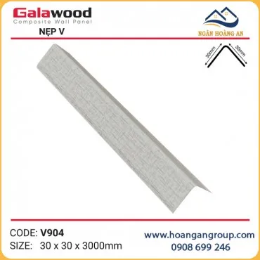 Nẹp Góc V30x30 Vân Vải Xám Galawood V904
