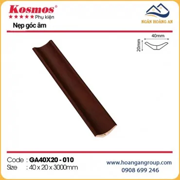 Nẹp Góc Âm Trang Trí Tấm Ốp Kosmos GA40x20-010