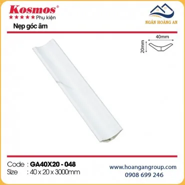 Phào Góc Âm Trang Trí Tấm Ốp Kosmos GA40x20-048