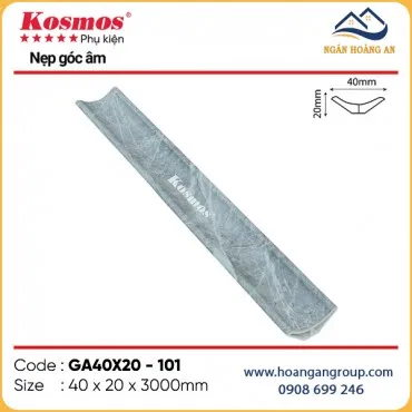 Phào Góc Âm Trang Trí Tấm Ốp Kosmos GA40x20-101
