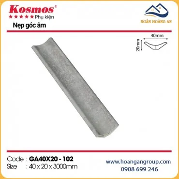 Phào Góc Âm Trang Trí Tấm Ốp Kosmos GA40x20-102