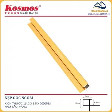 Nẹp Góc Ngoài Tấm Ốp Than Tre Kosmos