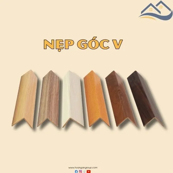 Nẹp Sàn Gỗ, Nẹp Sàn Nhựa - Nẹp Góc V Sàn Gỗ