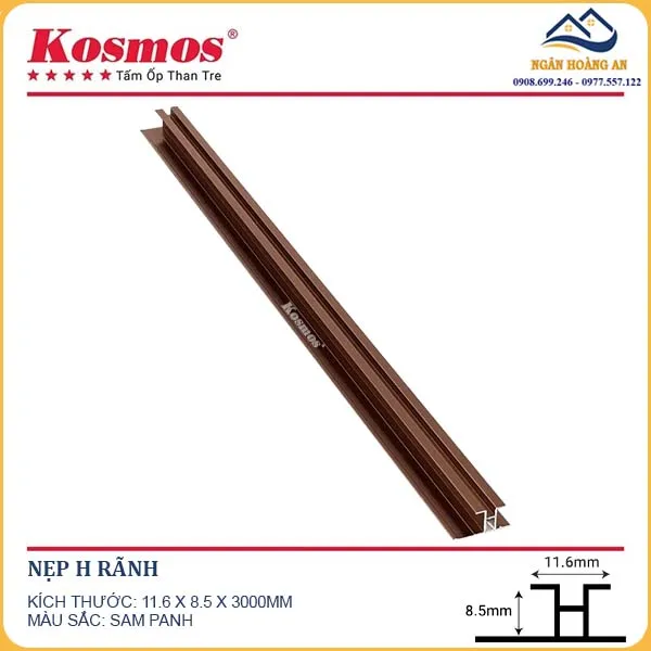 Nẹp H Rãnh Tấm Ốp Than Tre