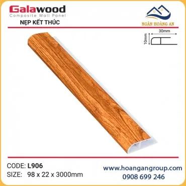 Nẹp Kết Thúc L30x10 Tấm Ốp Tường Galawood L906