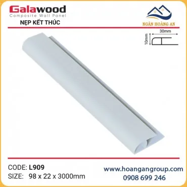 Nẹp Kết Thúc L30x10 Tấm Ốp Tường Galawood L909