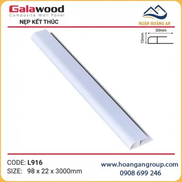 Nẹp Kết Thúc L30x10 Tấm Ốp Tường Galawood L916