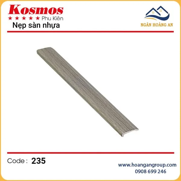 Nẹp Nhựa Kết Thúc Chữ L Kosmos 235 Dày 3mm 