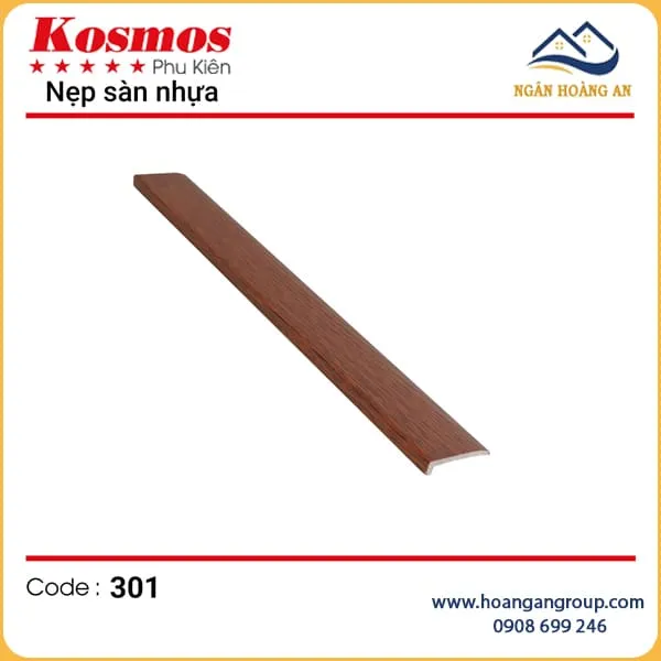 Nẹp Nhựa Kết Thúc Chữ L Kosmos 301 Dày 3mm 