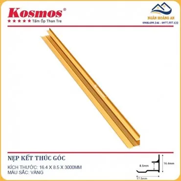 Nẹp Kết Thúc Góc Trong Tấm Ốp Than Tre Kosmos