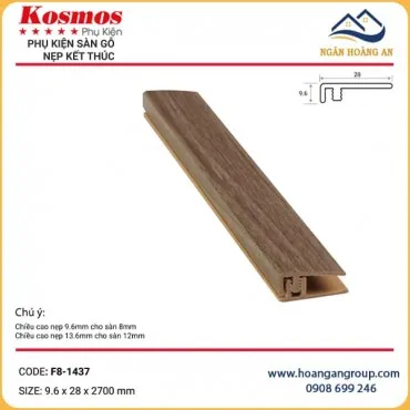 Nẹp Nhựa F Kết Thúc Sàn Gỗ Kosmos F8-1437