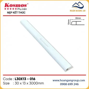 Nẹp Kết Thúc L30x13 Tấm Ốp Tường Kosmos L30X13-016