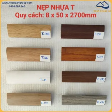 Nẹp Chữ T Nối Sàn Gỗ 8mm, 12mm