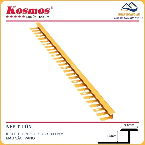 Nẹp T Uốn Tấm Ốp Than Tre