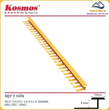 Nẹp T Uốn Tấm Ốp Than Tre Kosmos