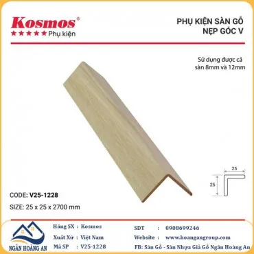 Nẹp V Sàn Gỗ Kosmos 1228