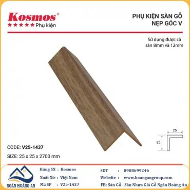 Nẹp V Sàn Gỗ Kosmos 1437